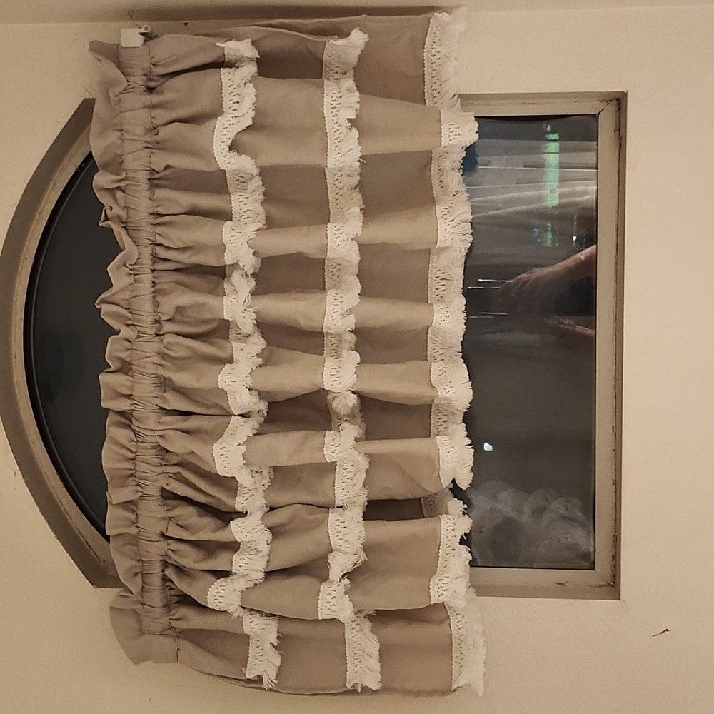 Ruffled Window Valance by Sweet Jojo Design 15" H x 54" W